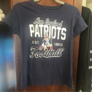 Junk food Patriots ladies cut Tshirt